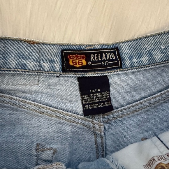 Route 66 90’s Light Denim Women’s Mom Shorts Jorts 13/14 - Picture 4 of 8